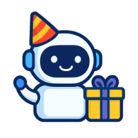 BirthdayParty.ai Robot Logo